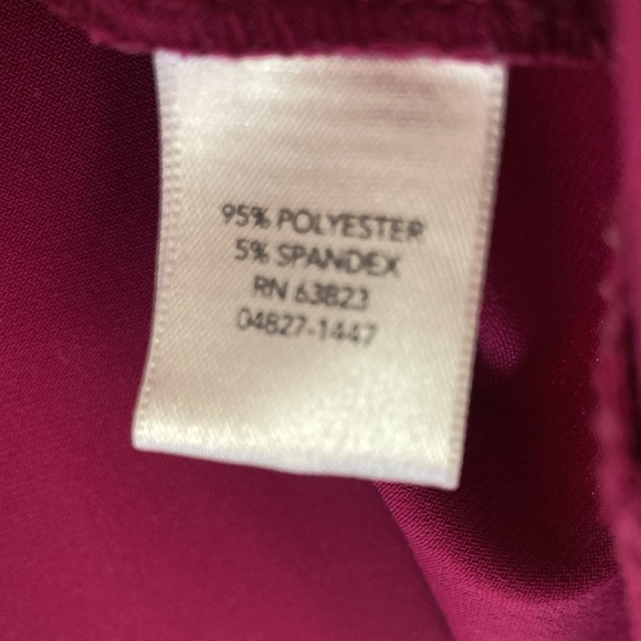 Christopher & Banks magenta sleeveless top, XL - Picture 3 of 3